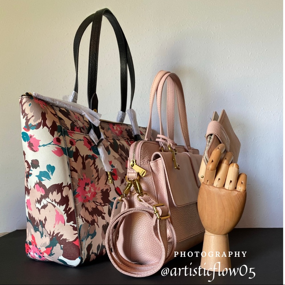 NEW! Fossil Unique Satchel/Crossbody, Tote, Wallet - Picture 3 of 12